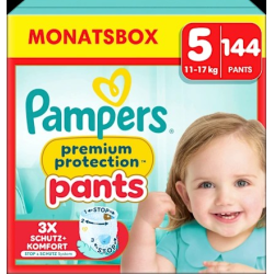 Baby Pants Premium Protection Gr.5 Junior (11-17 kg), Monatsbox, 144 St