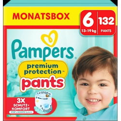 Baby Pants Premium Protection Gr.6 Extra Large (13-19 kg), Monatsbox, 132 St