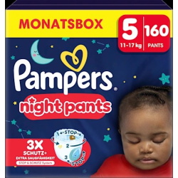 Baby Pants night Baby Pants Gr. 5 (12-17 kg), Monatsbox, 160 St