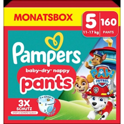 Baby Pants Baby Dry Gr.5 Junior (11-17 kg) Limited Edition Paw Patrol, Monatsbox, 160 St