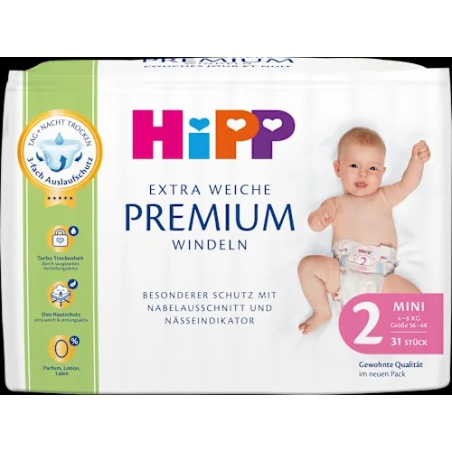 Windeln Premium Gr. 2 Mini (4-8 kg), 31 St