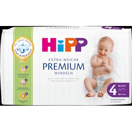Windeln Premium Gr. 4 Maxi (9-14 kg), 48 St