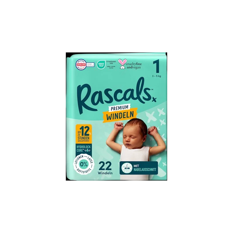 Windeln Gr.1 (3-5 kg), 22 St