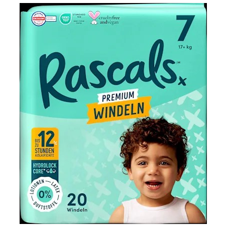 Windeln Premium Gr. 7 (17+ kg), 20 St