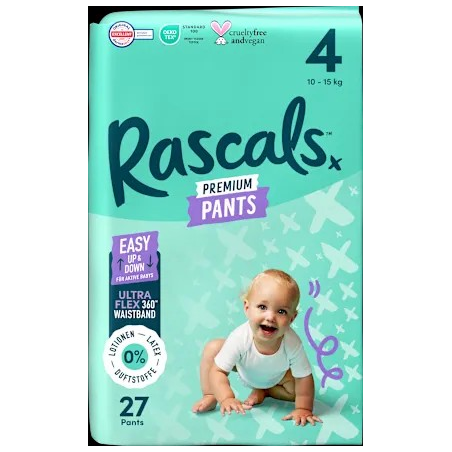 Baby Pants Premium Gr. 4 (10-15 kg), 27 St