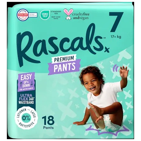 Baby Pants Premium Gr. 7 (17+ kg), 18 St