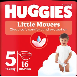 Windeln Little Movers Gr. 5 (11-25 kg), 16 St