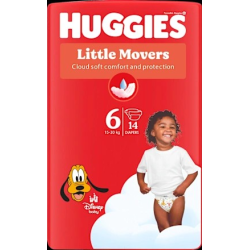 Windeln Little Movers Gr. 6 (15-30 kg), 14 St