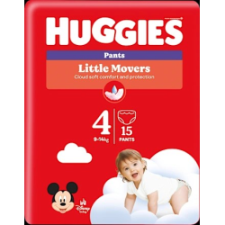 Baby Pants Little Movers Gr. 4 (9-14 kg), 15 St