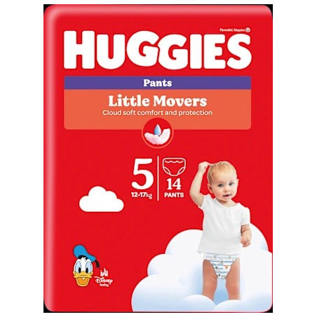 Baby Pants Little Movers Gr. 5 (12-17 kg), 14 St