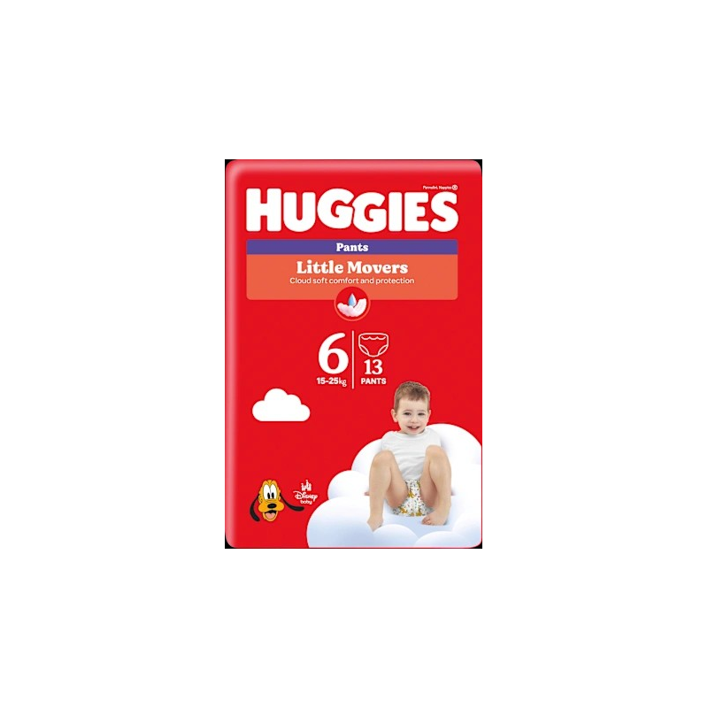 Baby Pants Little Movers Gr. 6 (15-25 kg), 13 St