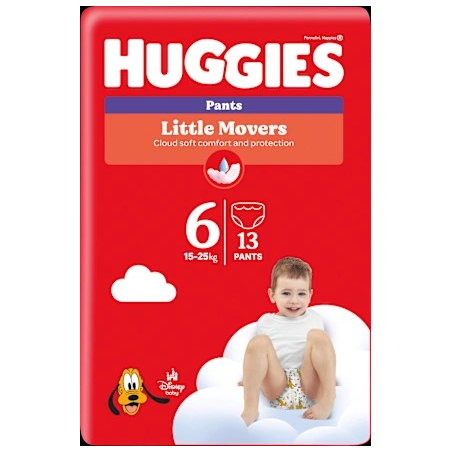 Baby Pants Little Movers Gr. 6 (15-25 kg), 13 St