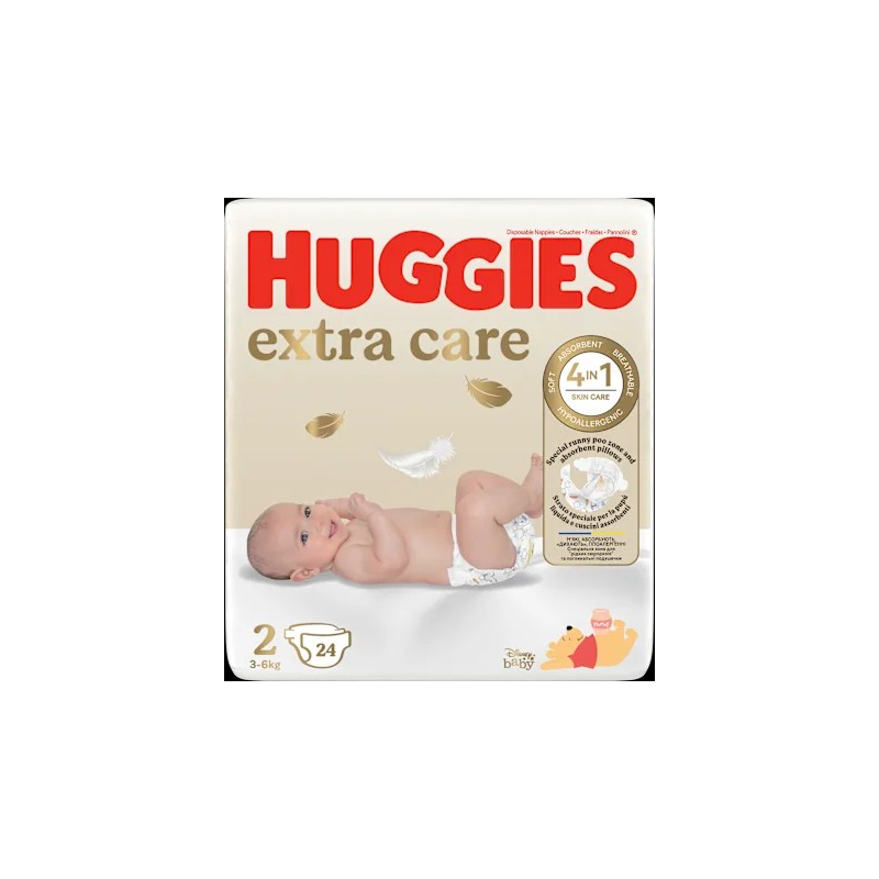 Windeln Newborn extra care Gr. 2 (2-5kg) Disney, 24 St