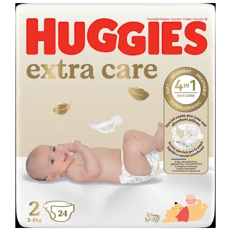 Windeln Newborn extra care Gr. 2 (2-5kg) Disney, 24 St