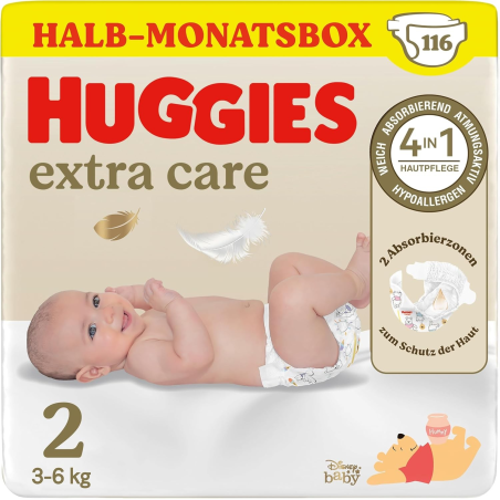 Windeln Newborn extra care Gr. 2 (2-5kg) Disney, 116 St