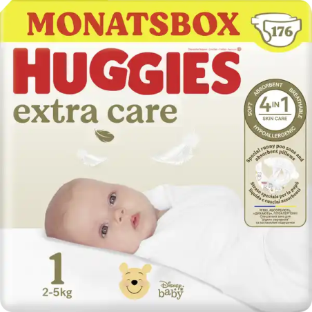 Windeln Newborn extra care Gr. 1 (2-5kg) Disney, 176 St