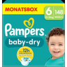 Windeln Baby Dry Gr.6 Extra Large (13-18 kg), Monatsbox, 148 St