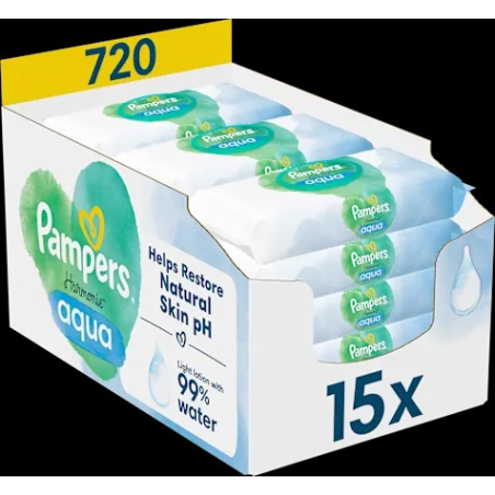 Feuchttücher Harmonie Aqua (15x48 St), 720 St