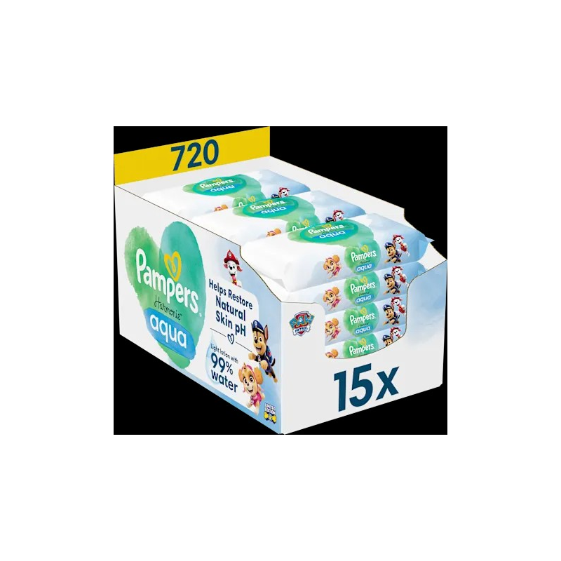 Feuchttücher Harmonie Aqua Paw Patrol (15x48 St), 720 St