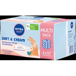 Feuchttücher Soft & Cream (4x57 St), 228 St