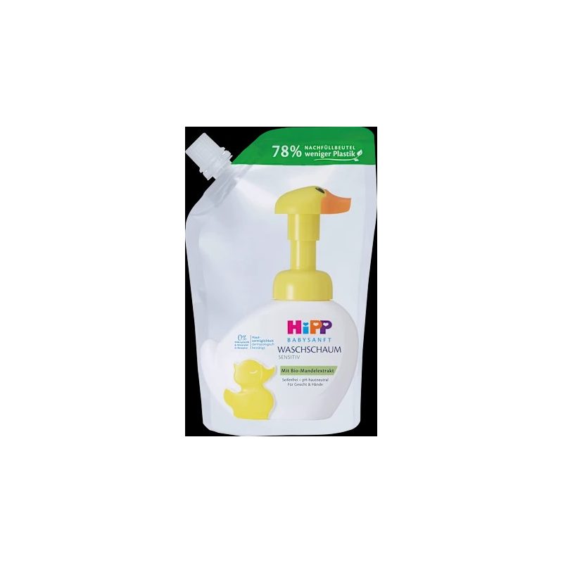 Baby Waschschaum sensitiv, Nachfüllpack, 250 ml