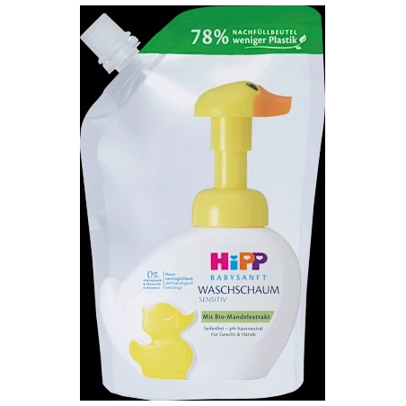 Baby Waschschaum sensitiv, Nachfüllpack, 250 ml
