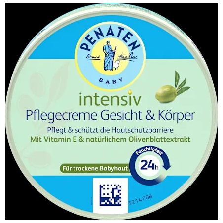 Baby Pflegecreme Gesicht & Körper intensiv, 100 ml