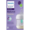 Babyflasche Natural Response weiß, von Geburt an, 125 ml, 1 St
