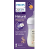 Babyflasche Natural Response weiß/Giraffe, von Geburt an, 260 ml, 1 St