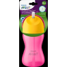 Trinkhalmbecher rosa, 300ml, 1 St