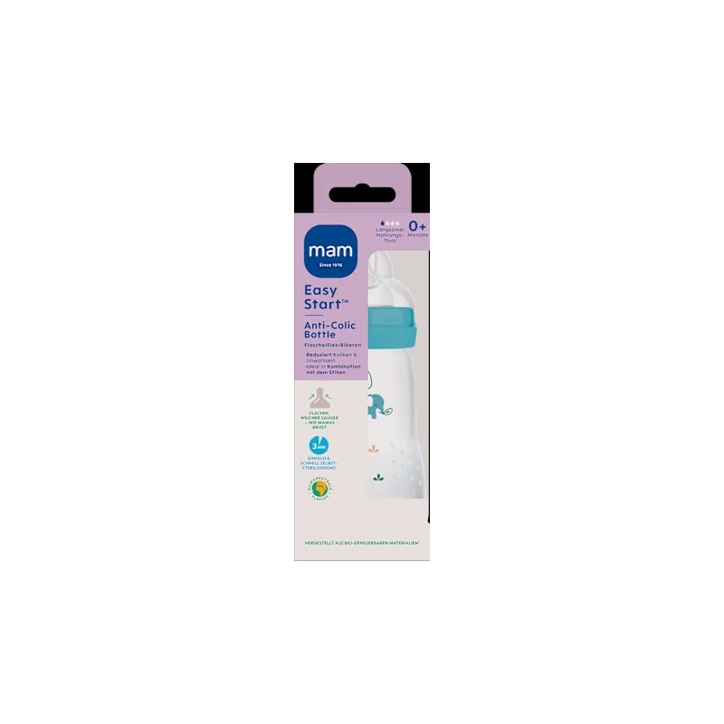 Babyflasche Easy Start Anti-Colic, blau, von Geburt an, 260 ml, 1 St