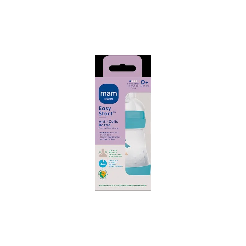 Babyflasche Easy Start Anti-Colic, blau, von Geburt an, 160 ml, 1 St