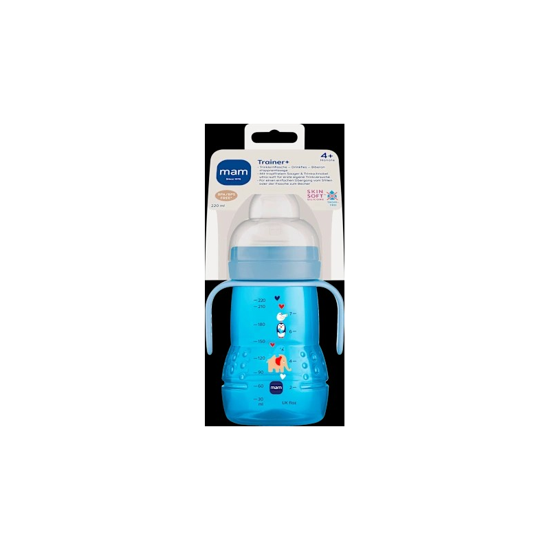 Trinklernflasche Trainer, blau, ab 4.Monate, 220 ml, 1 St