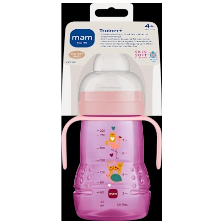 Trinklernflasche Trainer, rosa, ab 4.Monate, 220 ml, 1 St