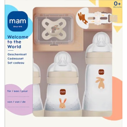 Geschenkset Welcome to the world beige 5 tlg, von Geburt an, 1 St