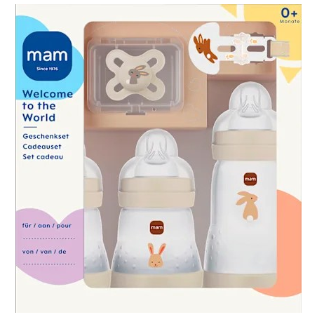 Geschenkset Welcome to the world beige 5 tlg, von Geburt an, 1 St