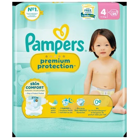 Windeln Premium Protection Gr.4 Maxi (9-14 kg), 25 St