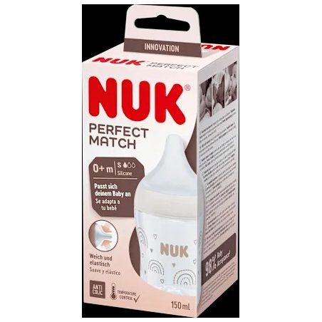 Babyflasche Perfect Match, beige, 0-6 Monate, 150ml, 1 St