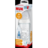 Babyflasche aus Glas First Choice, weiß, 0-6 Monate, 240 ml, 1 St