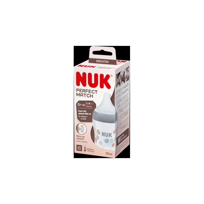Babyflasche Perfect Match, grau, 0-6 Monate, 150ml, 1 St