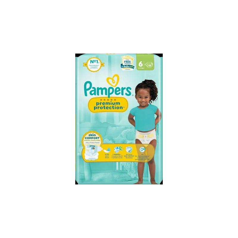 Windeln Premium Protection Gr.6 XL (13-18 kg), 19 St