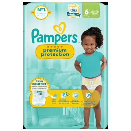 Windeln Premium Protection Gr.6 XL (13-18 kg), 19 St