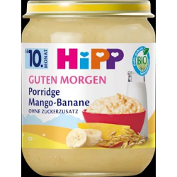 Porridge Frühstück Mango-Banane-Haferbrei, ab dem 10.Monat, 160 g