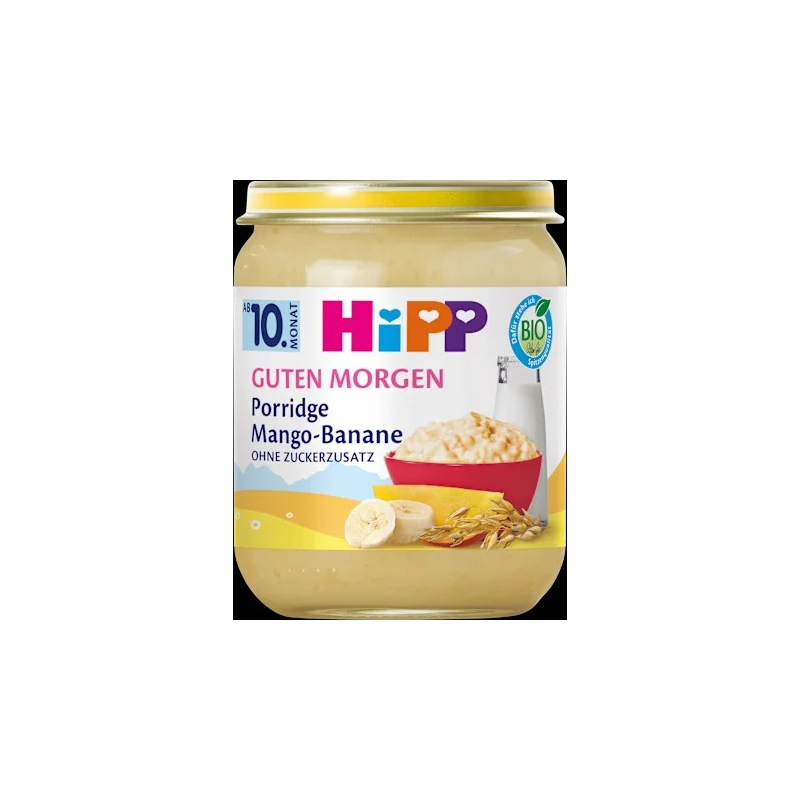 Porridge Frühstück Mango-Banane-Haferbrei, ab dem 10.Monat, 160 g