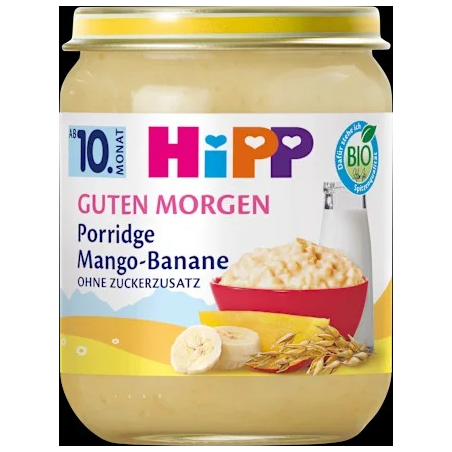 Porridge Frühstück Mango-Banane-Haferbrei, ab dem 10.Monat, 160 g