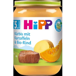 Menü Kürbis mit Kartoffeln & Rind ab dem 5. Monat, 190 g