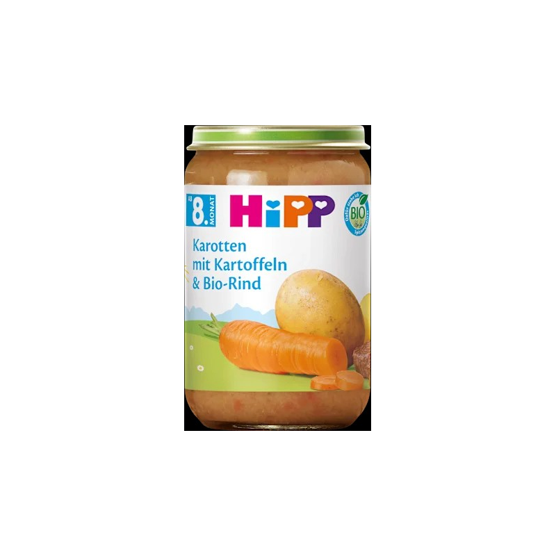 Menü Kartoffel-Gemüse mit Rind ab dem 8. Monat, 220 g