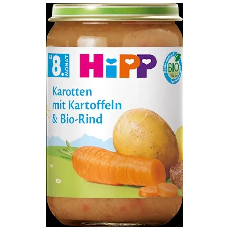Menü Kartoffel-Gemüse mit Rind ab dem 8. Monat, 220 g