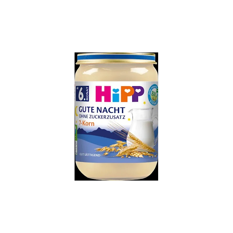 Abendbrei Gute Nacht 7-Korn ab dem 6. Monat, 190 g