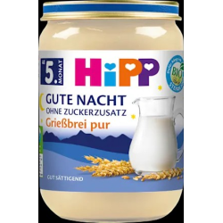 Abendbrei Grieß pur Gute Nacht ab dem 5. Monat, 190 g